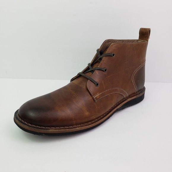 Andrew Marc Dorchester Mens Size 11.5 Brown Leather Chukka Boot Shoes AMDORCKL-2 main image 10